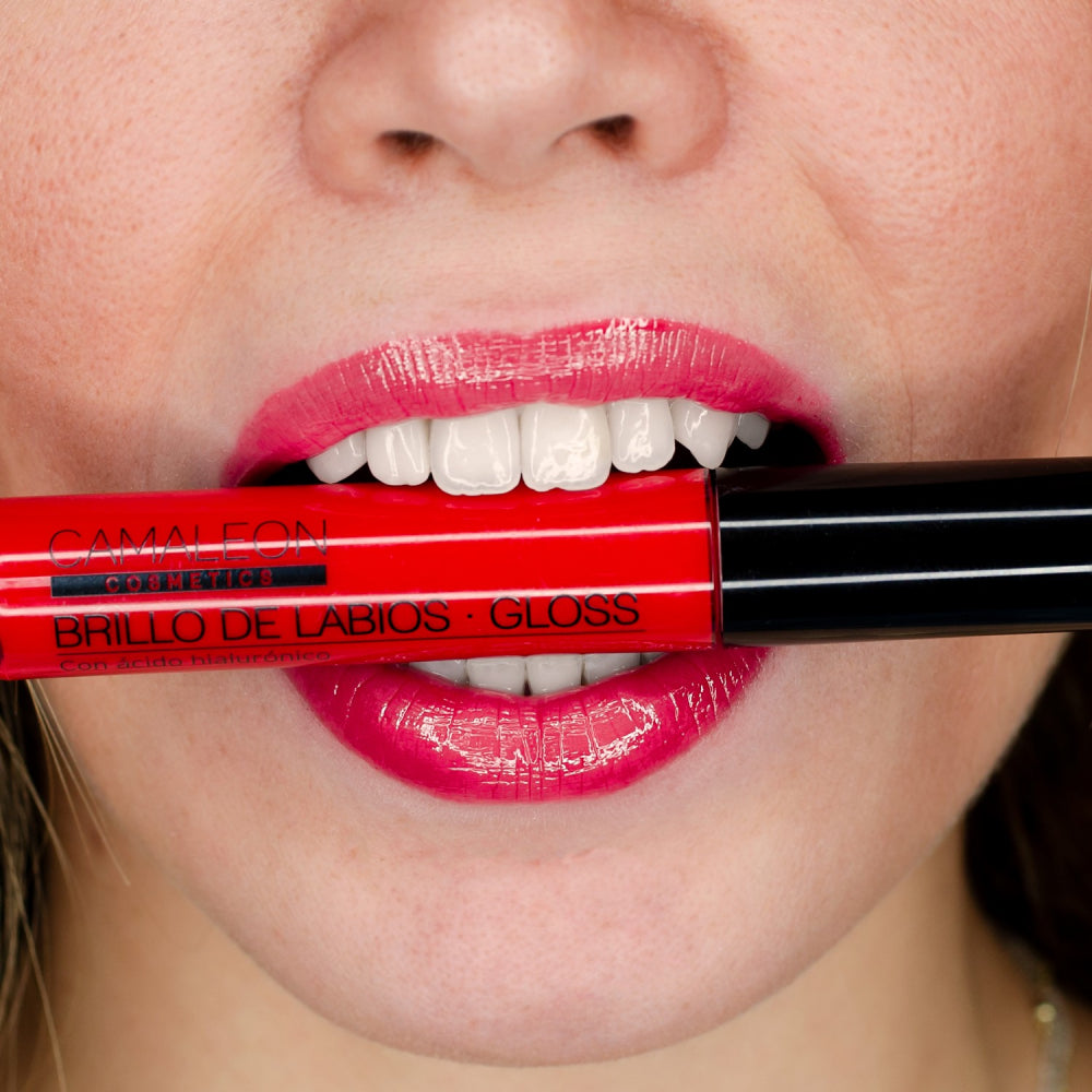 Brillo Gloss Camaleon Rojo Aplicación