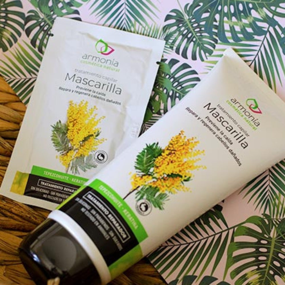 Mascarilla Capilar Armonía Tepezcuite Tamaño