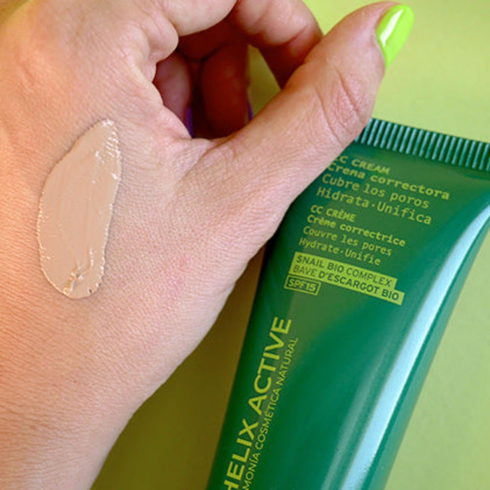 CC Cream Armonía Matificante Correctora Rostro Perfecto y Natural Vista Uso