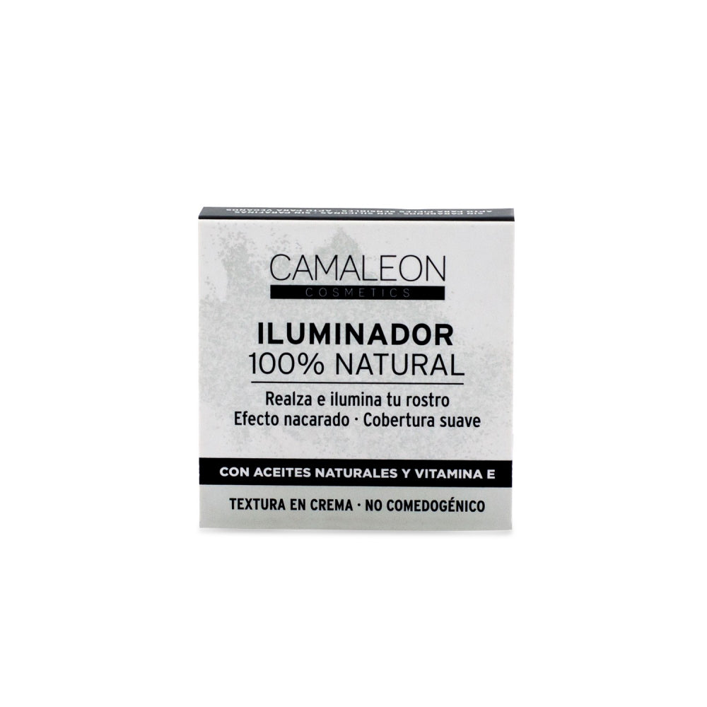 Polvos Iluminadores Camaleon color Blanco Envase