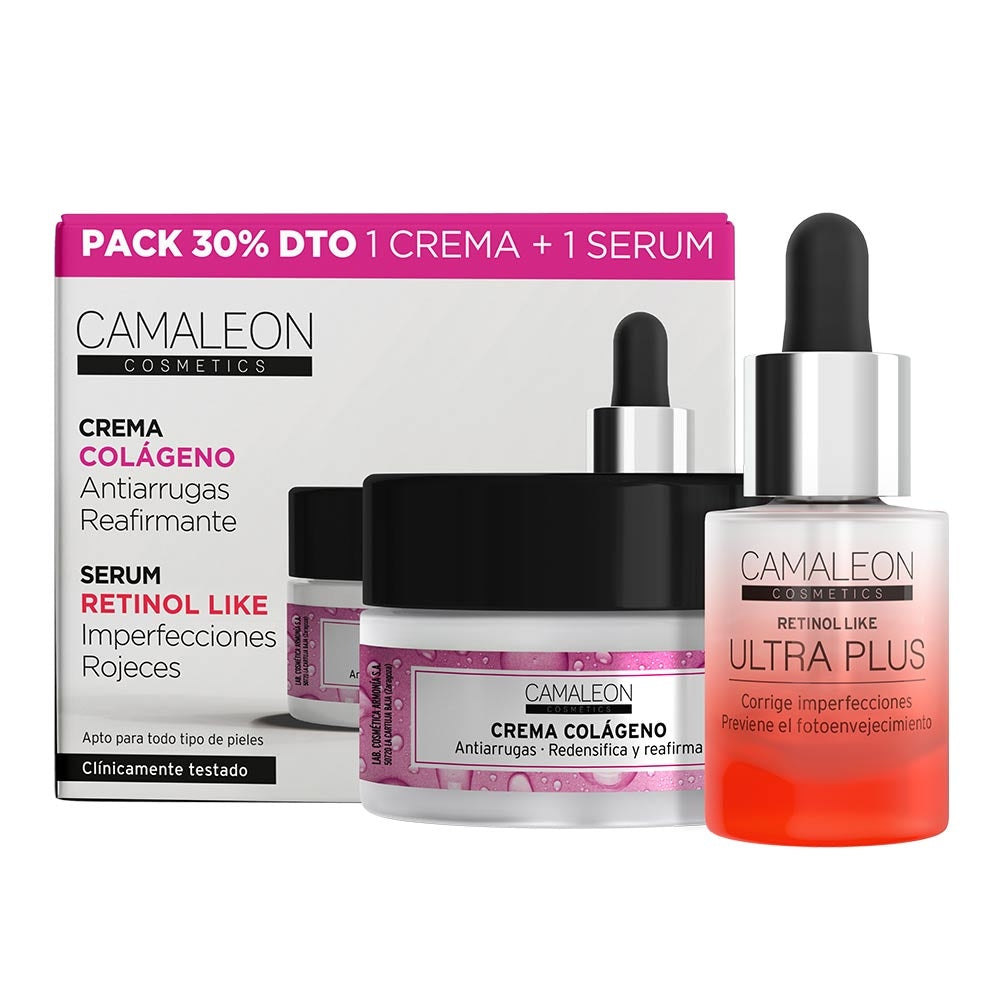 Pack Camaleon Tratamiento Manchas e Imperfecciones Sérum y Crema