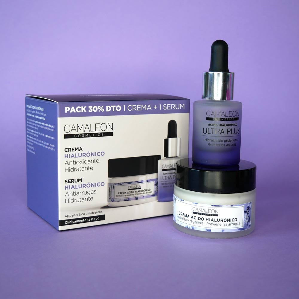Pack Hidratacion Serum y Crema Camaleon vista general