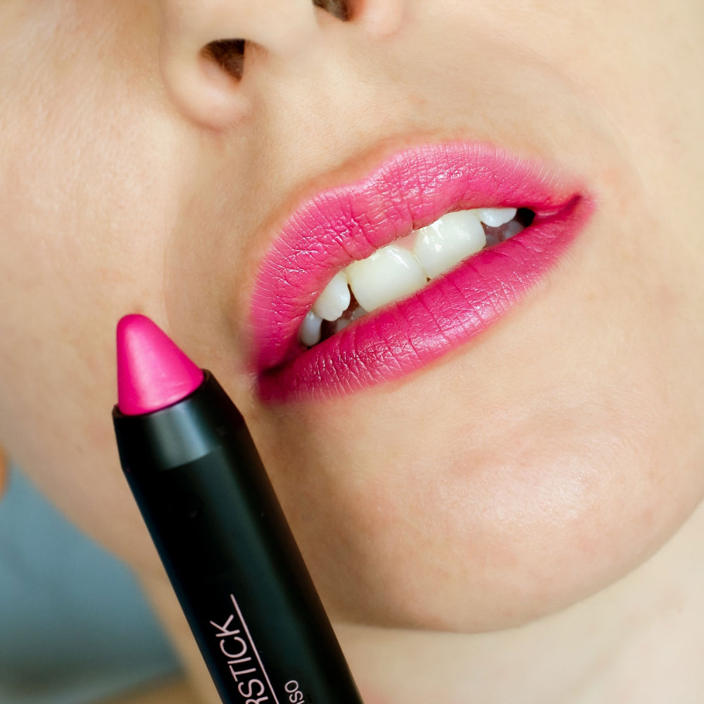 Pintalabios Camaleon Fresa Basic Resultado Final