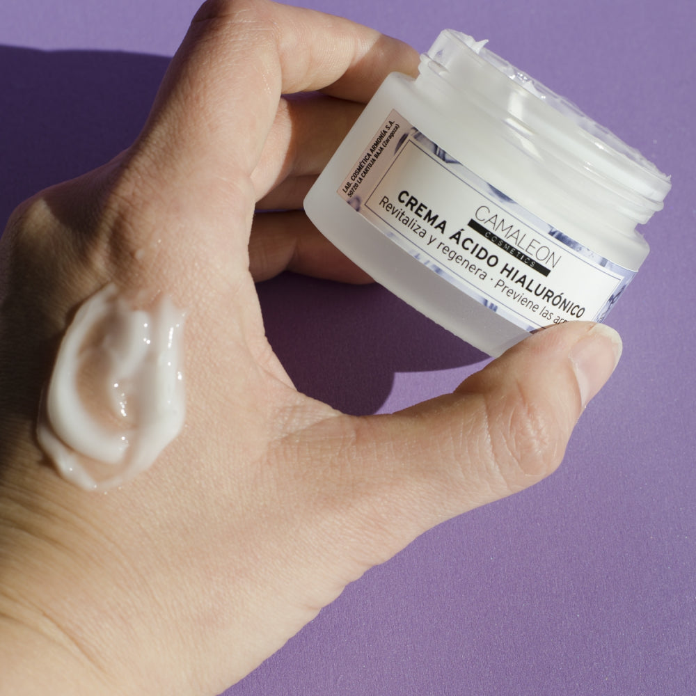 Crema Facial de Ácido Hialurónico de Camaleon Textura
