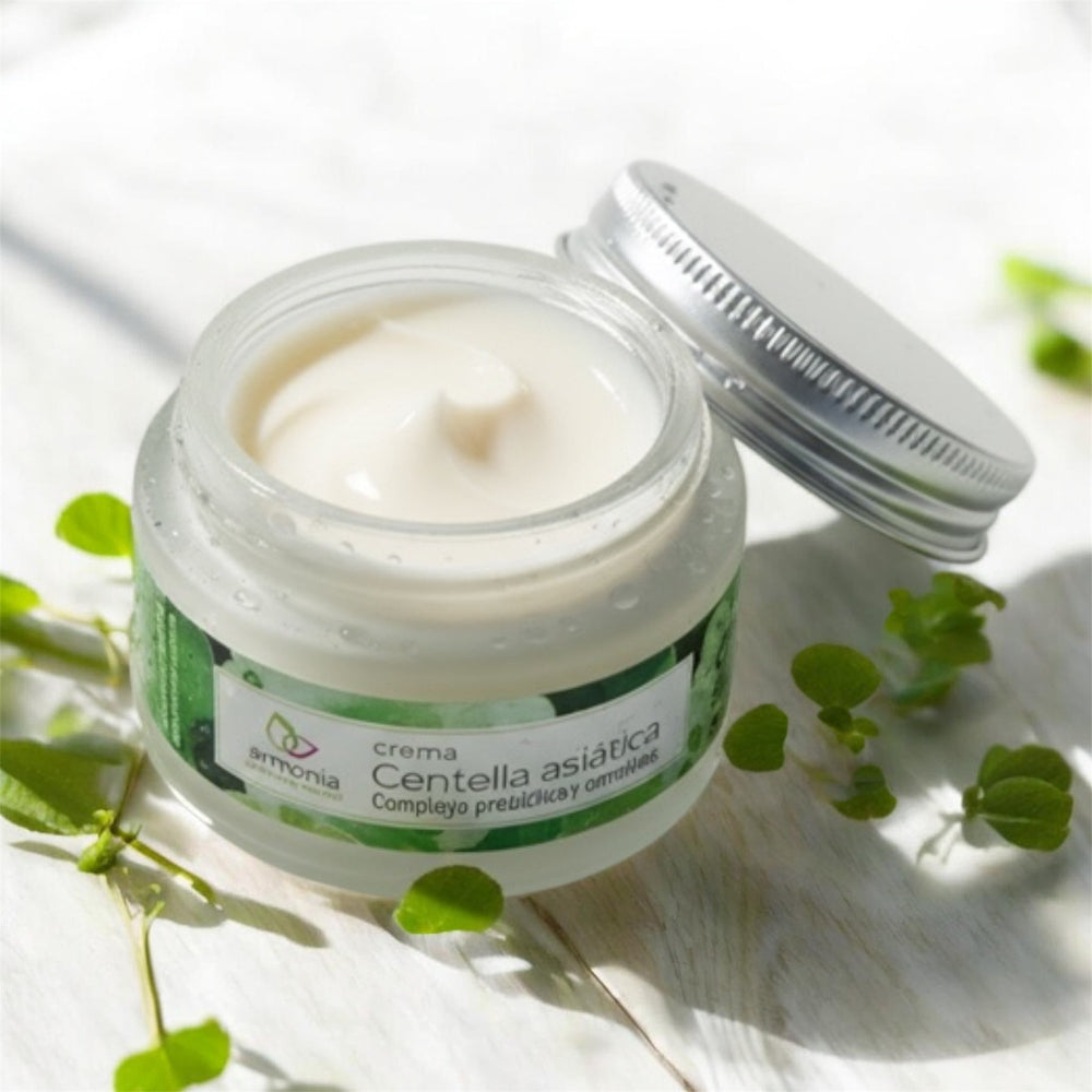 Crema facial de Centella asiática de Armonía textura 1