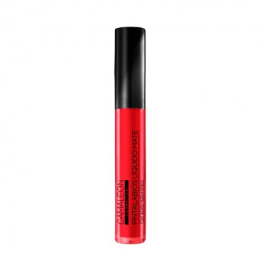 Pintalabios Mate Camaleon Cosmetics color Rojo 